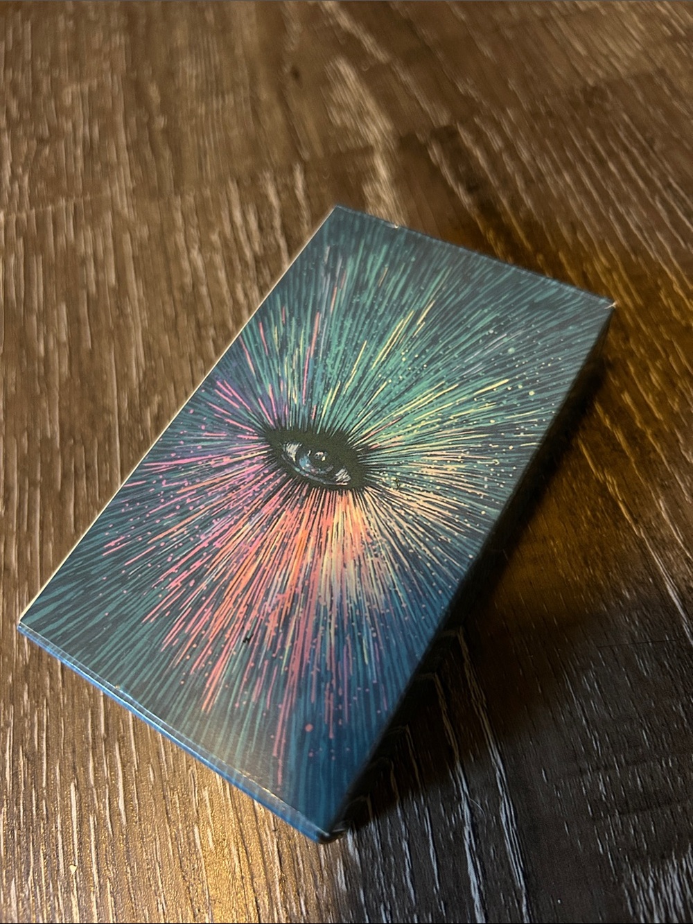 The Prisma Visions Tarot Deck Box with Rainbow Burst